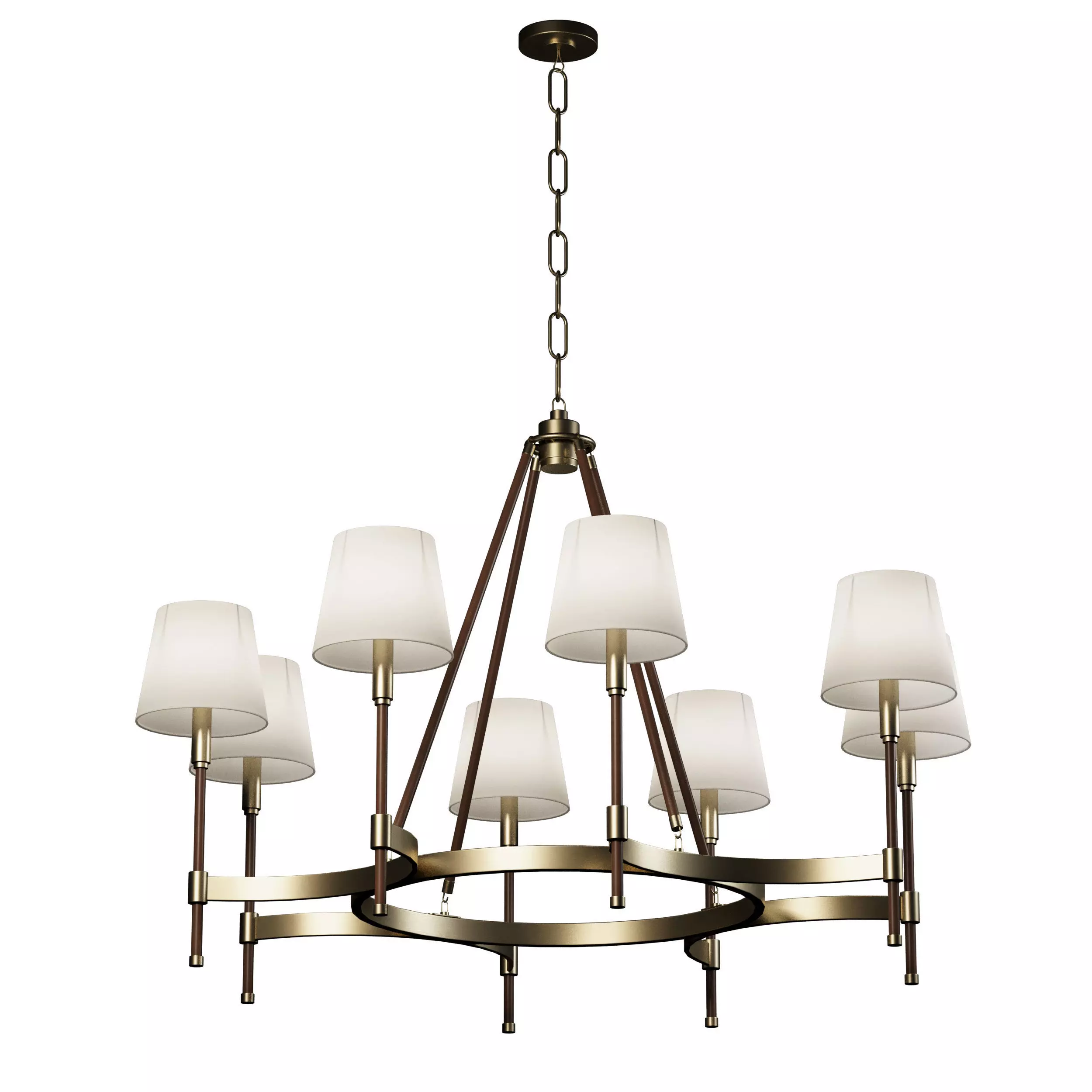 Ralph Lauren - Katie Large Chandelier Low-poly 3D model_0