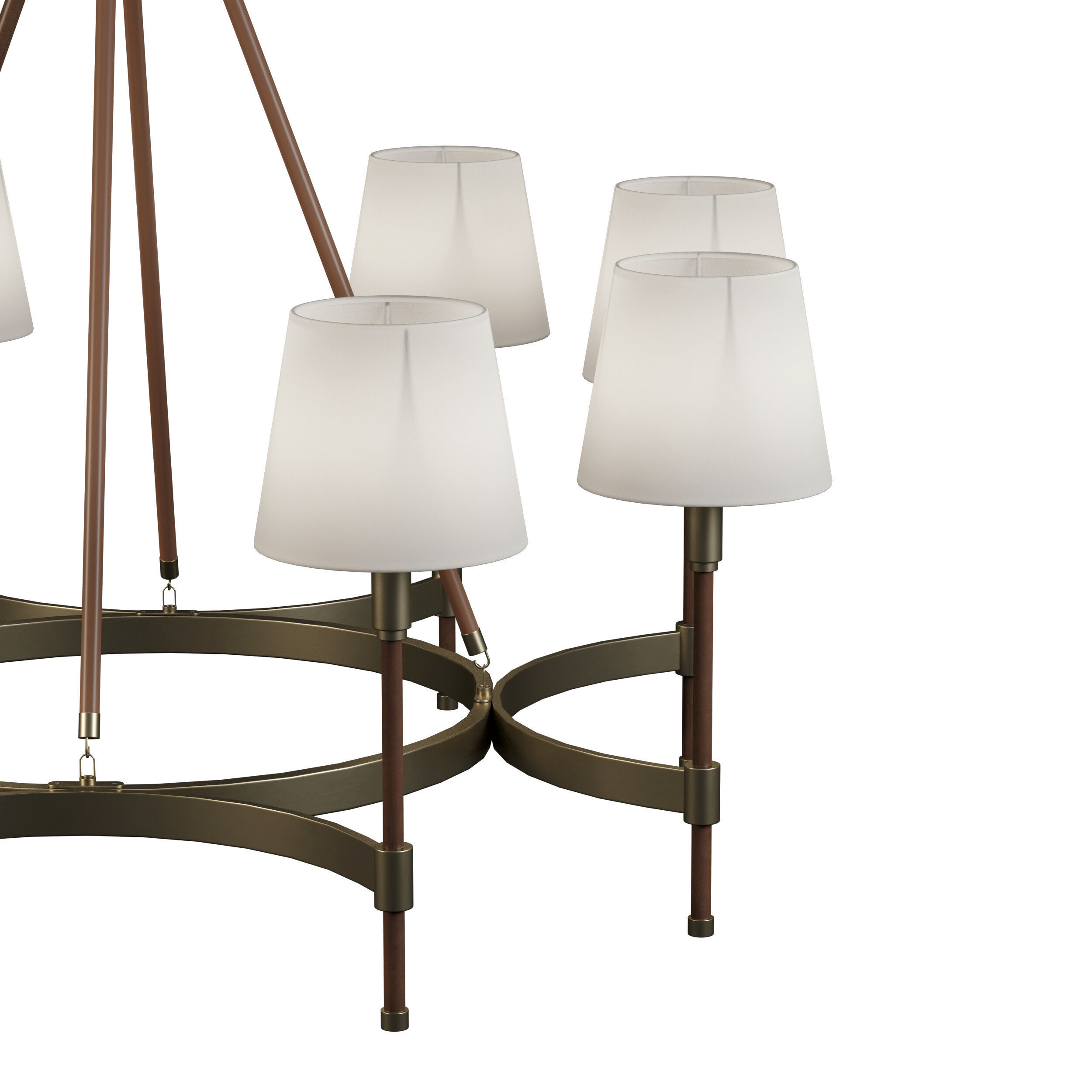 Ralph Lauren - Katie Large Chandelier Low-poly 3D model_2