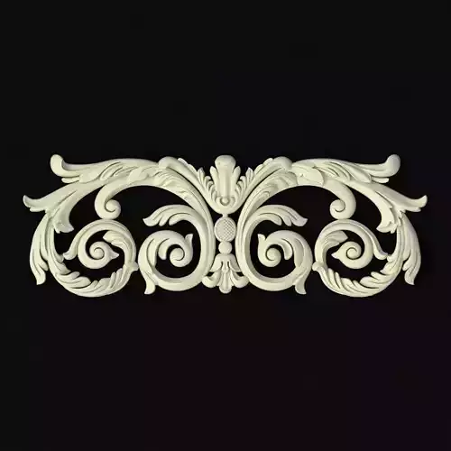 Central decor ornament for furniture