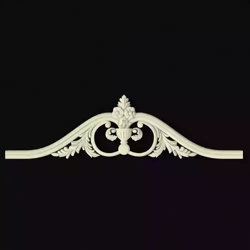 Central decor ornament for furniture