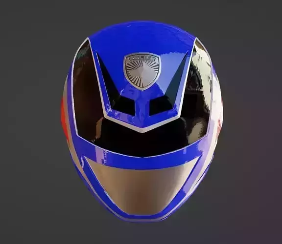 Power Rangers SPD Blue Ranger Deka Blue helmet