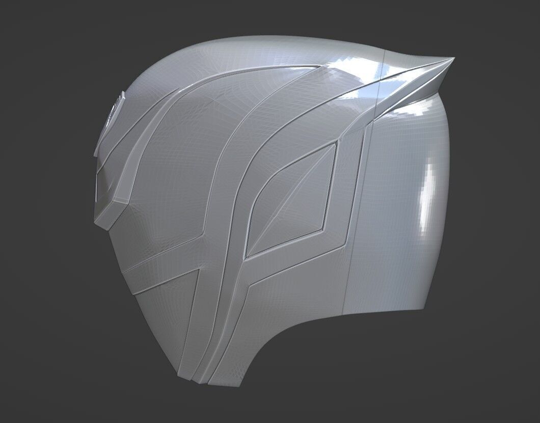 Power Rangers SPD Blue Ranger Deka Blue helmet 3D print model_7