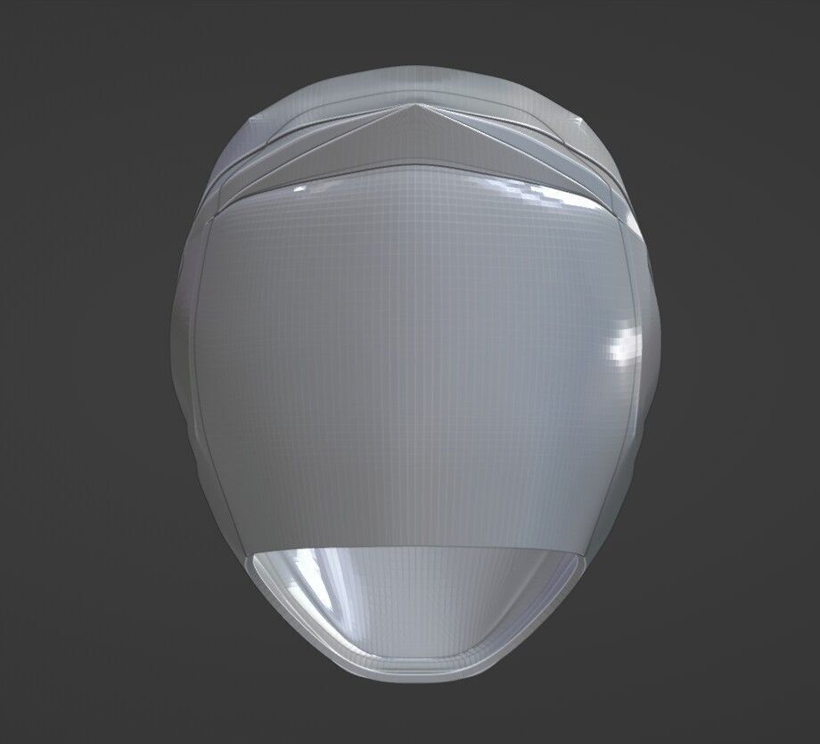 Power Rangers SPD Blue Ranger Deka Blue helmet 3D print model_10