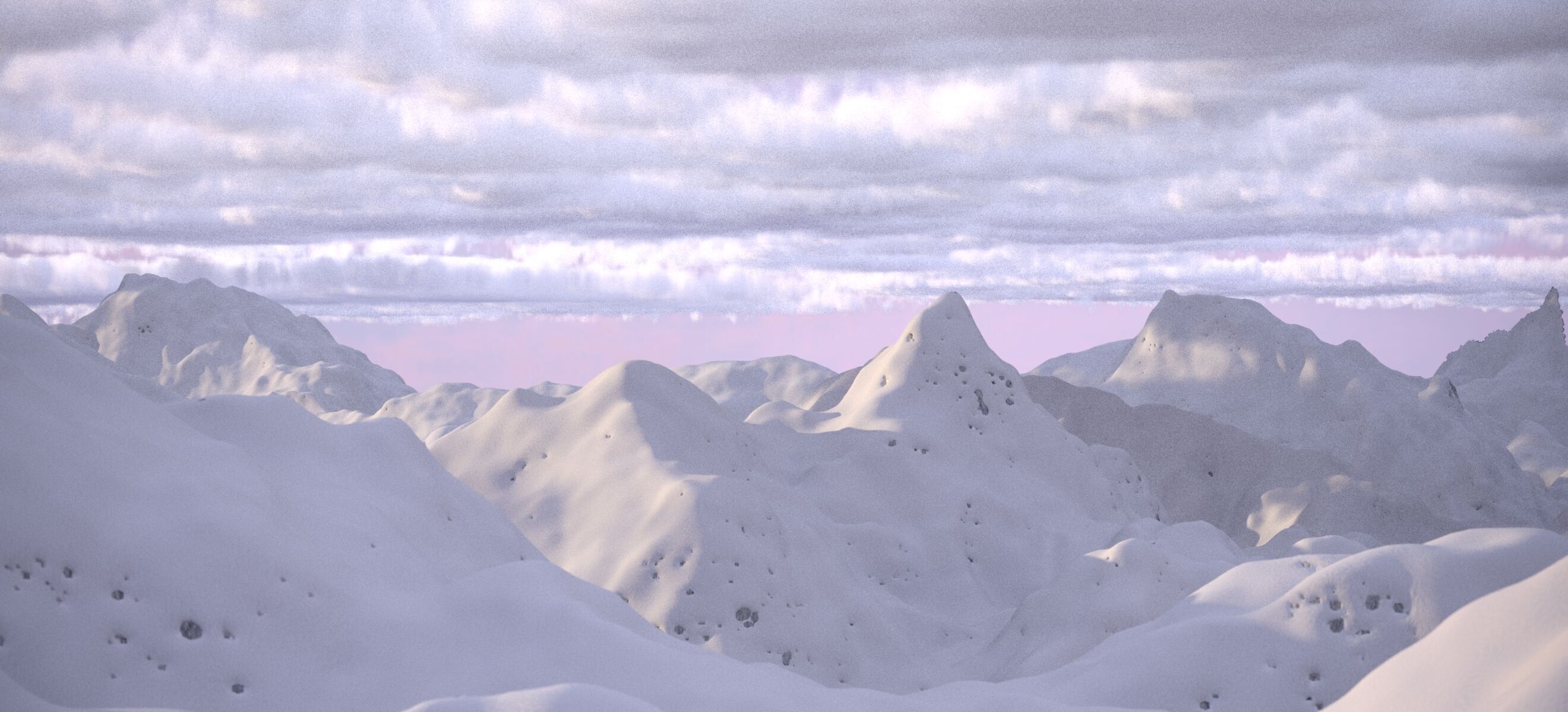 THE ALPS WINTER LANDSCAPE 2024 3D model_28