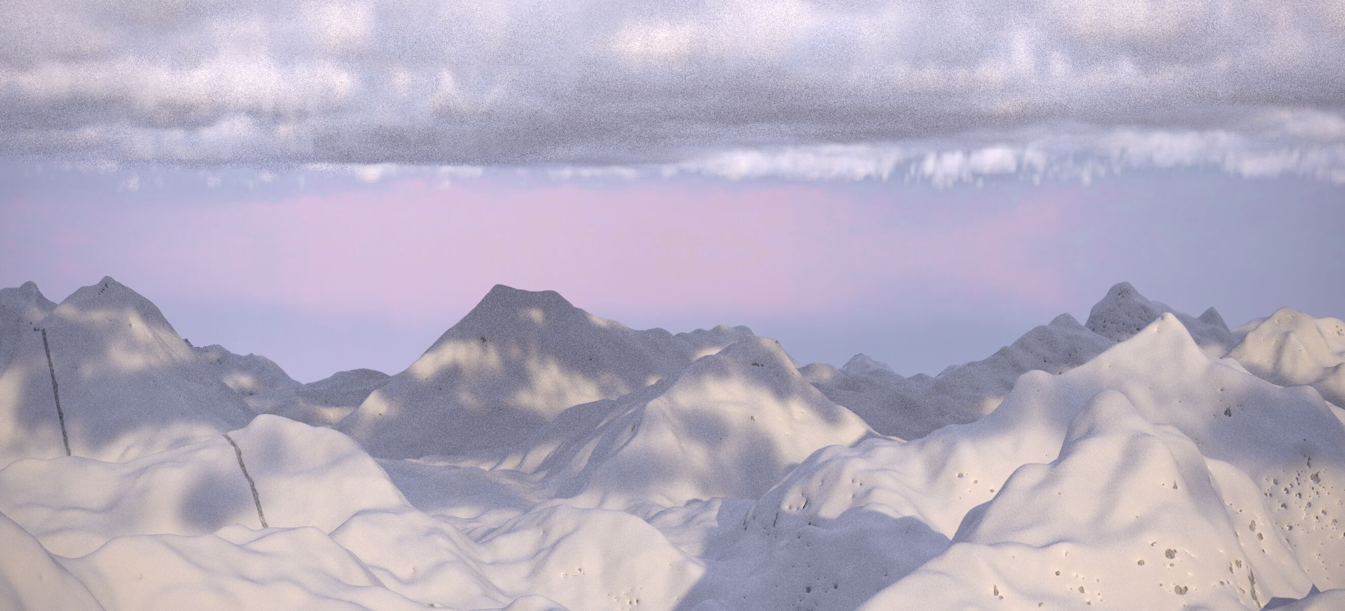 THE ALPS WINTER LANDSCAPE 2024 3D model_9