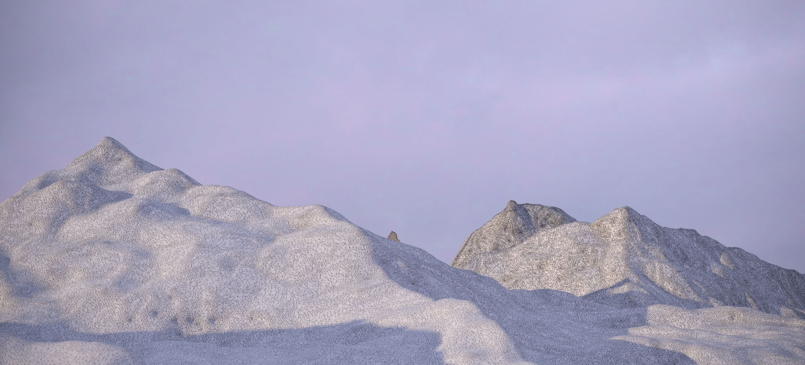 THE ALPS WINTER LANDSCAPE 2024 3D model_10