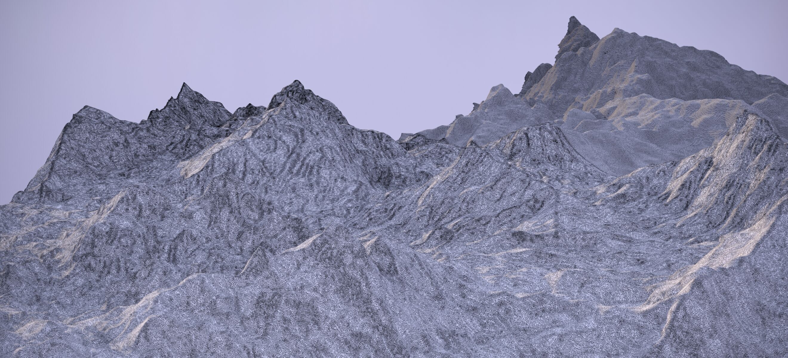 THE ALPS WINTER LANDSCAPE 2024 3D model_22