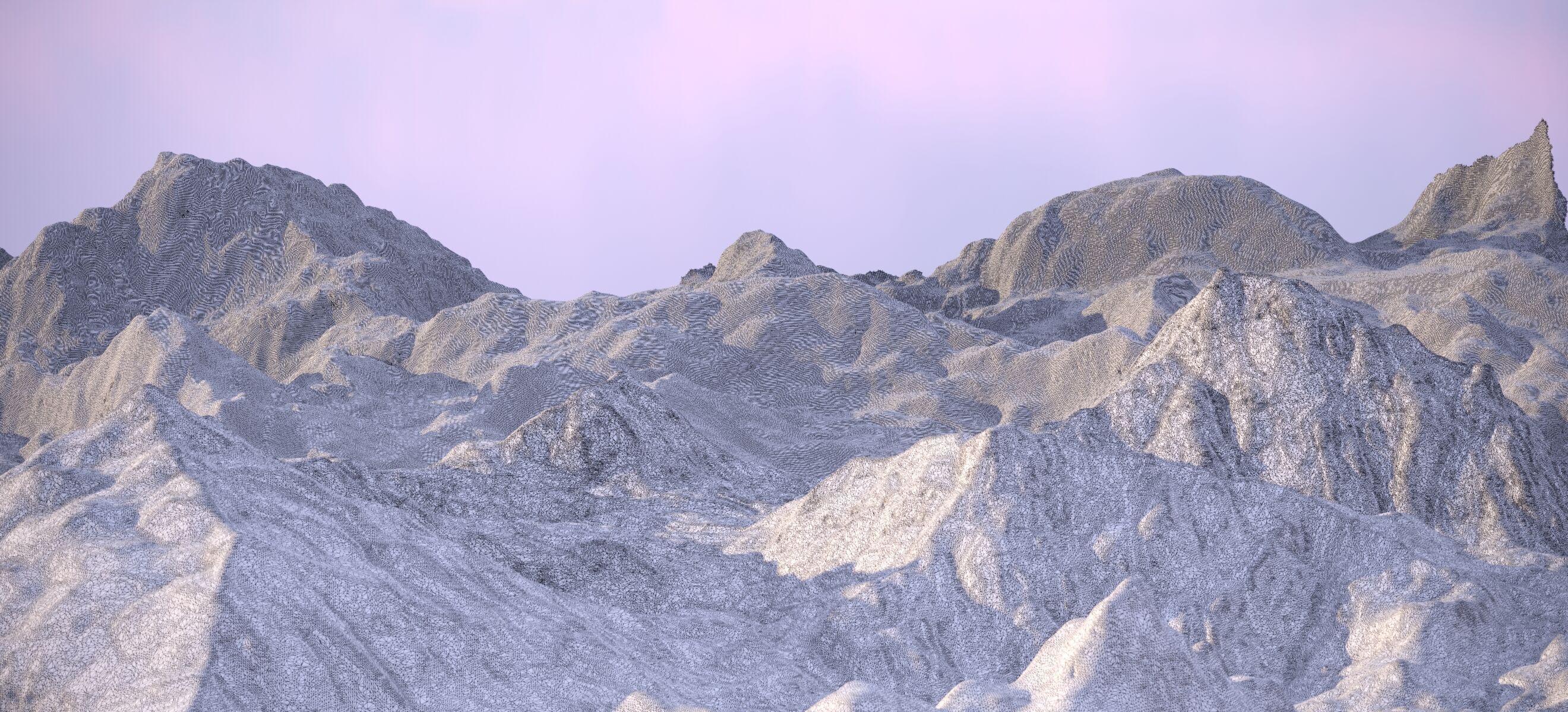 THE ALPS WINTER LANDSCAPE 2024 3D model_25