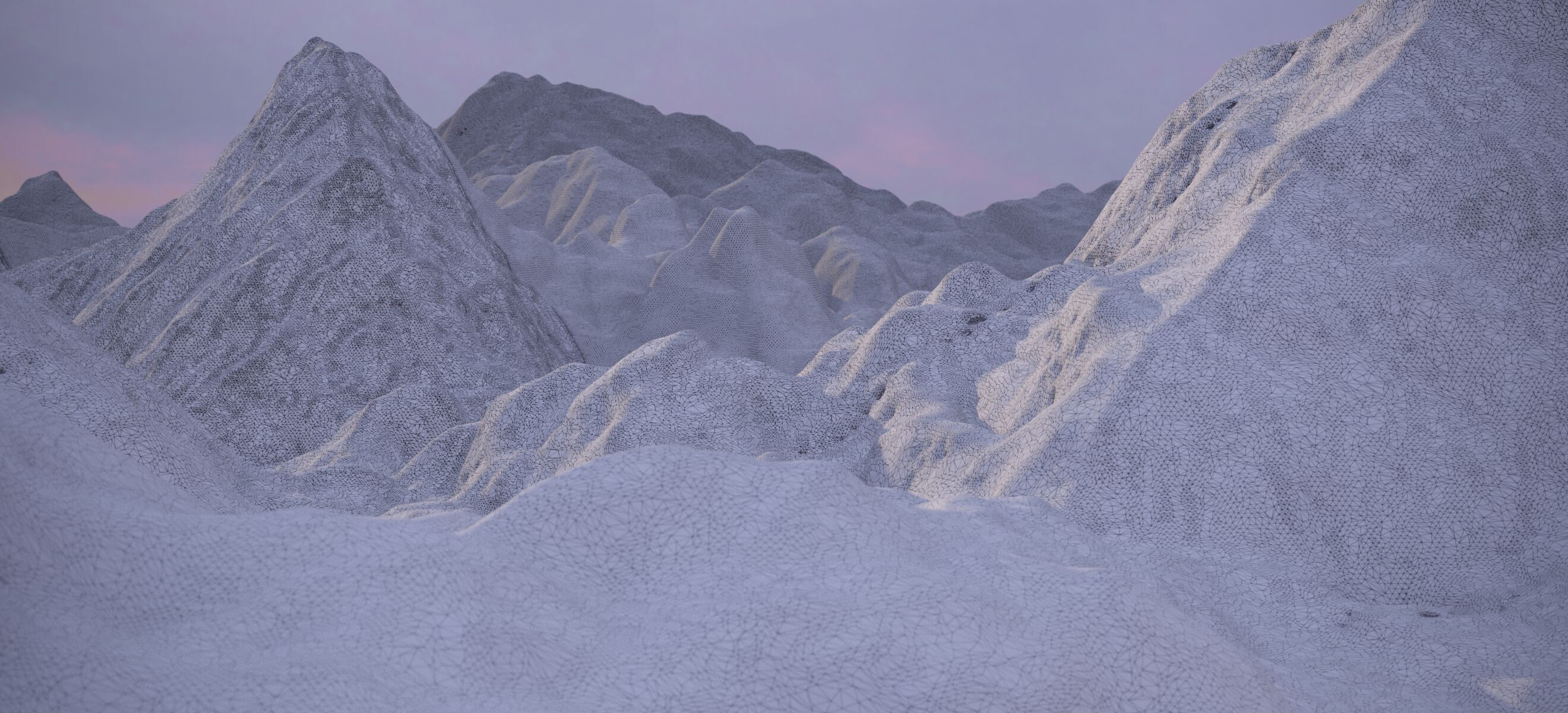 THE ALPS WINTER LANDSCAPE 2024 3D model_13