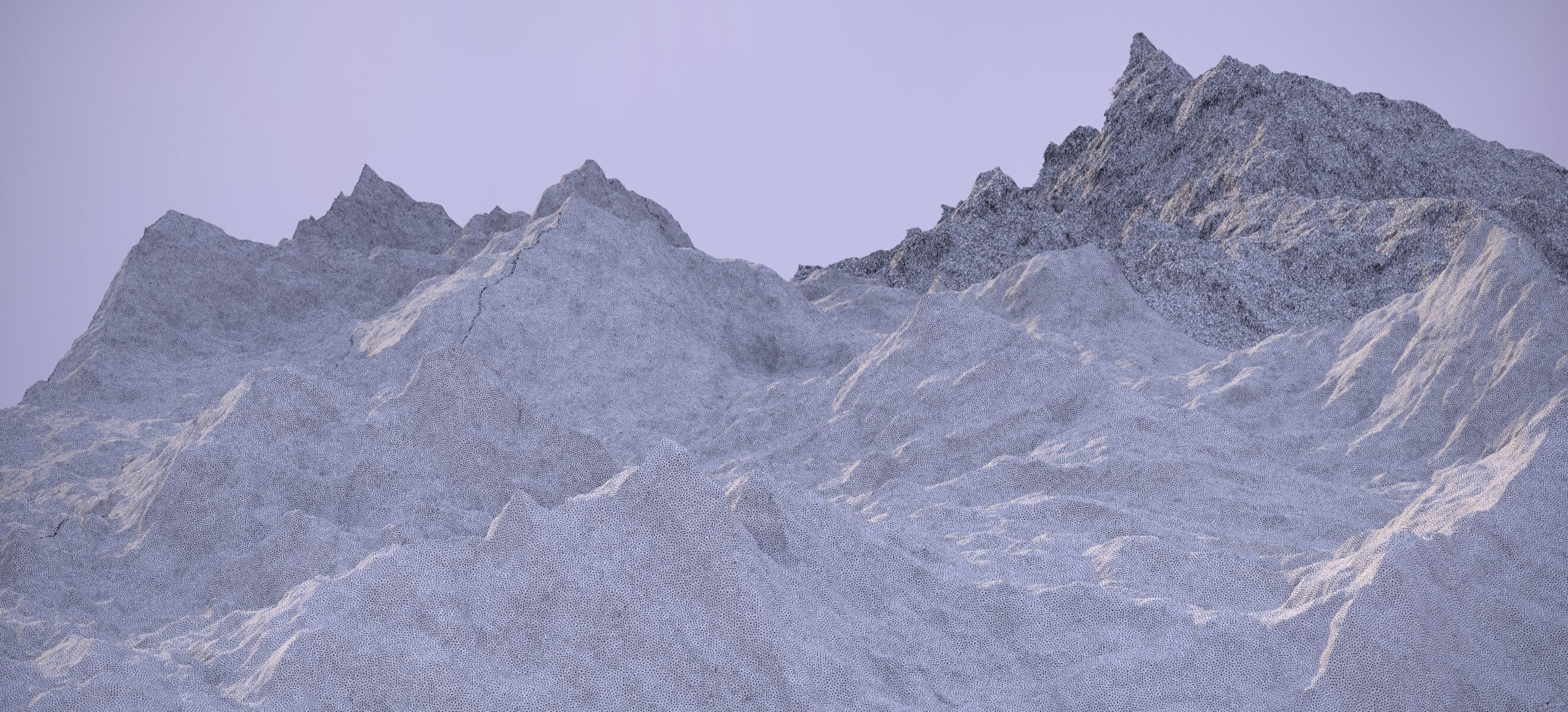 THE ALPS WINTER LANDSCAPE 2024 3D model_23