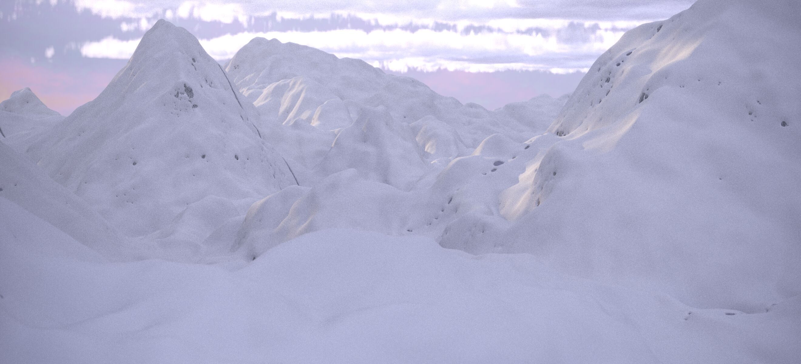THE ALPS WINTER LANDSCAPE 2024 3D model_27