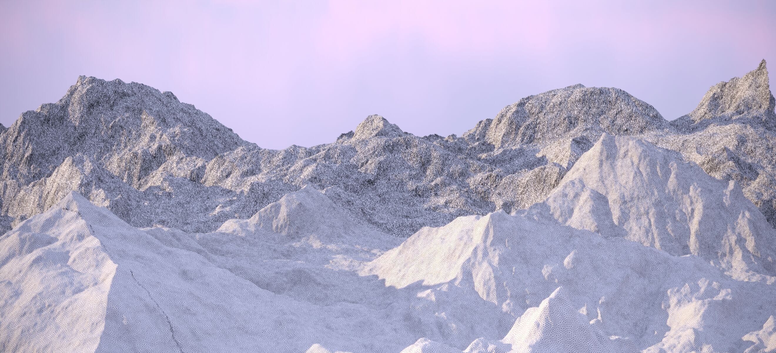 THE ALPS WINTER LANDSCAPE 2024 3D model_24
