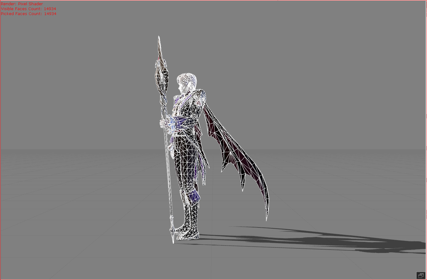 Cecilion Wisteria Count Low-poly 3D model_6