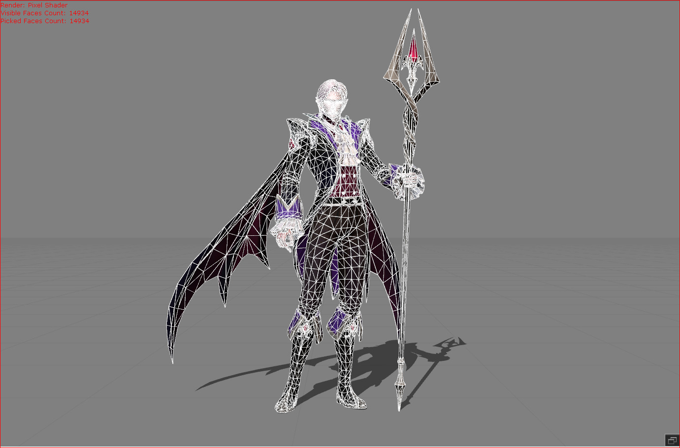 Cecilion Wisteria Count Low-poly 3D model_4