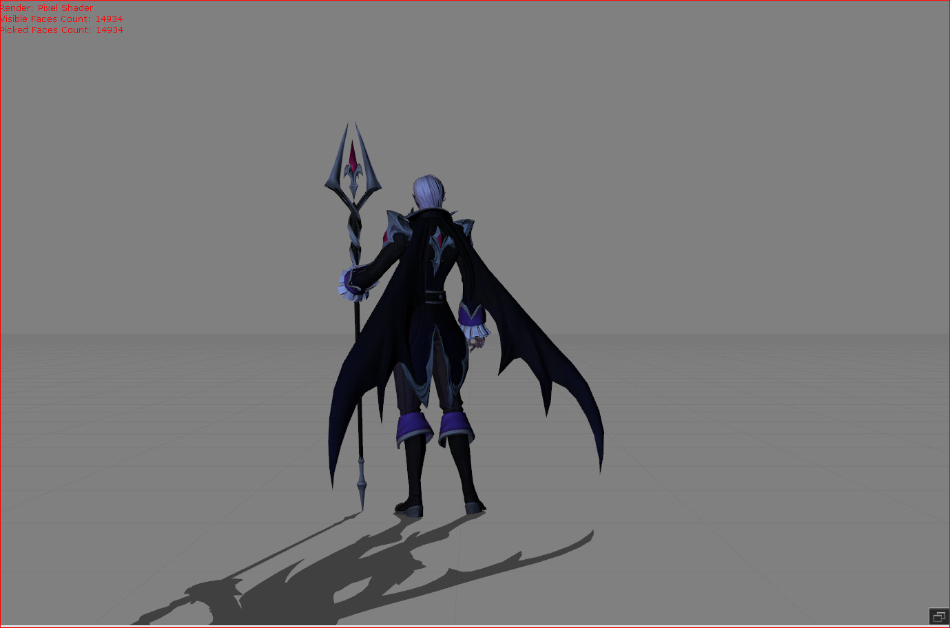 Cecilion Wisteria Count Low-poly 3D model_3