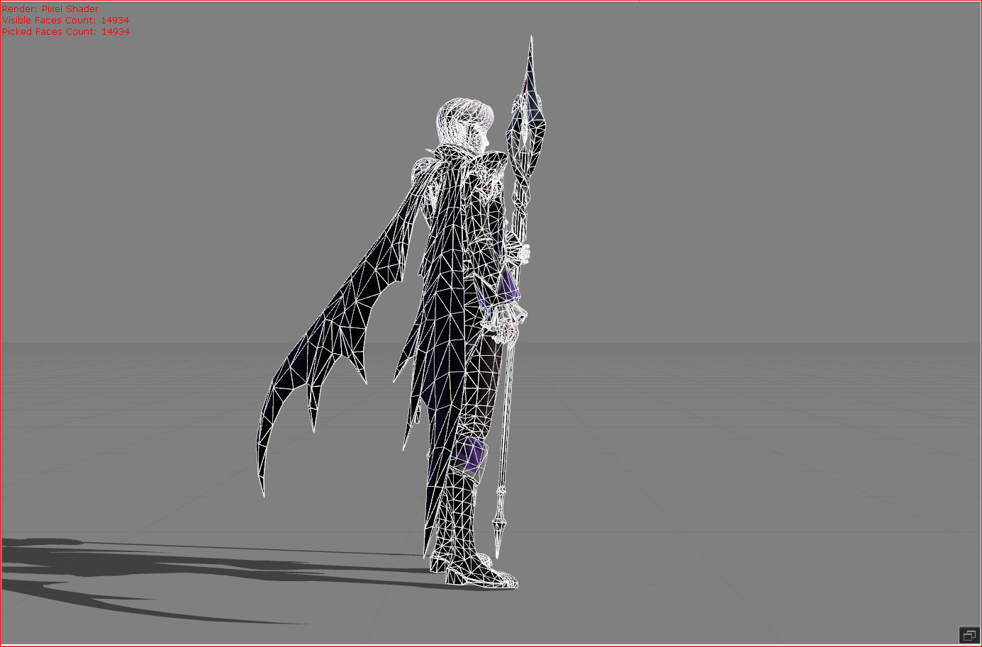 Cecilion Wisteria Count Low-poly 3D model_5