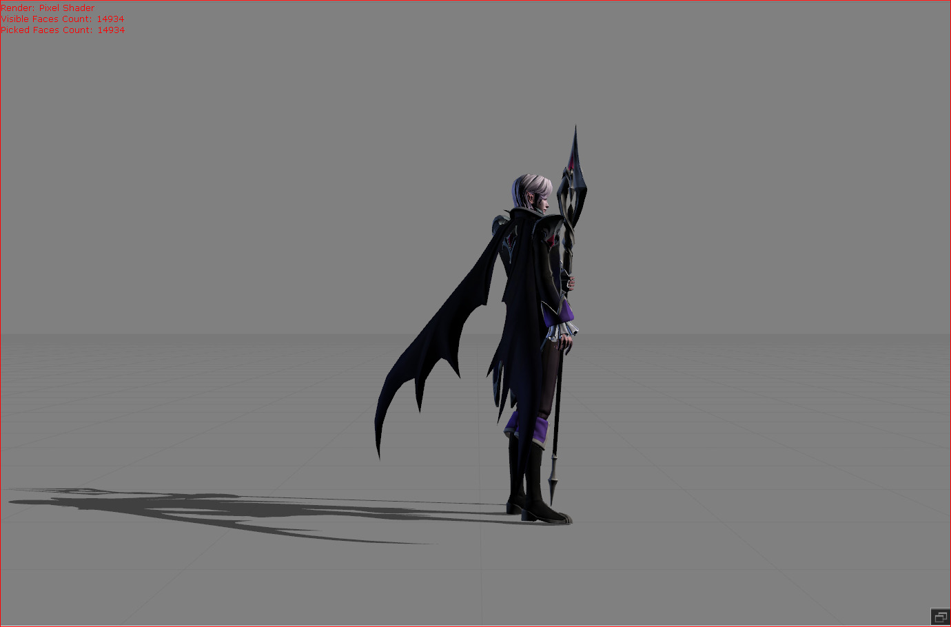 Cecilion Wisteria Count Low-poly 3D model_1