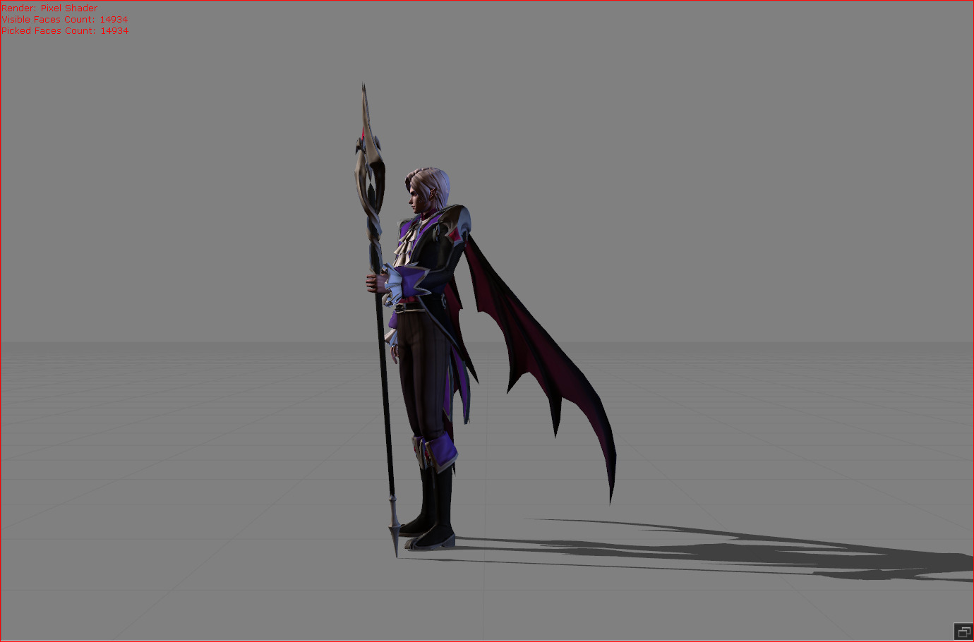 Cecilion Wisteria Count Low-poly 3D model_2