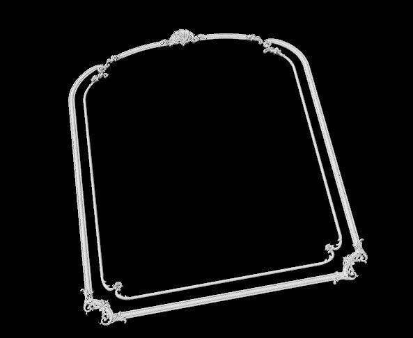 Central decor ornament for furniture 3D model_2