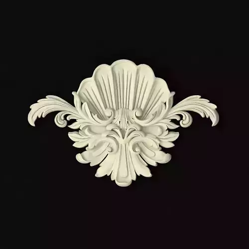 Central decor ornament for furniture