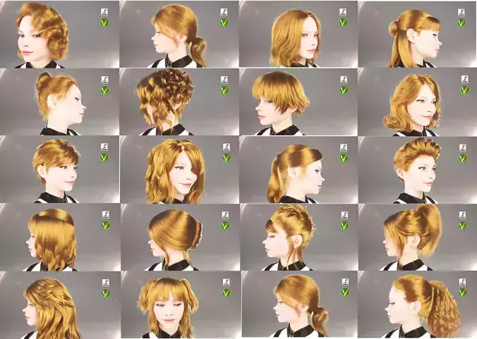Hair Pack 02