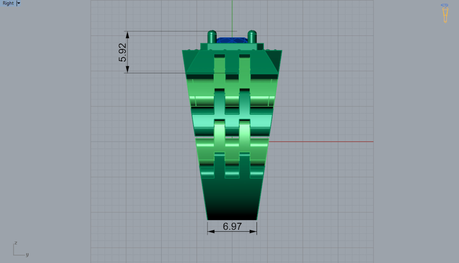 Luxury man Rolex design diamond ring model ror0010 3D print model_11