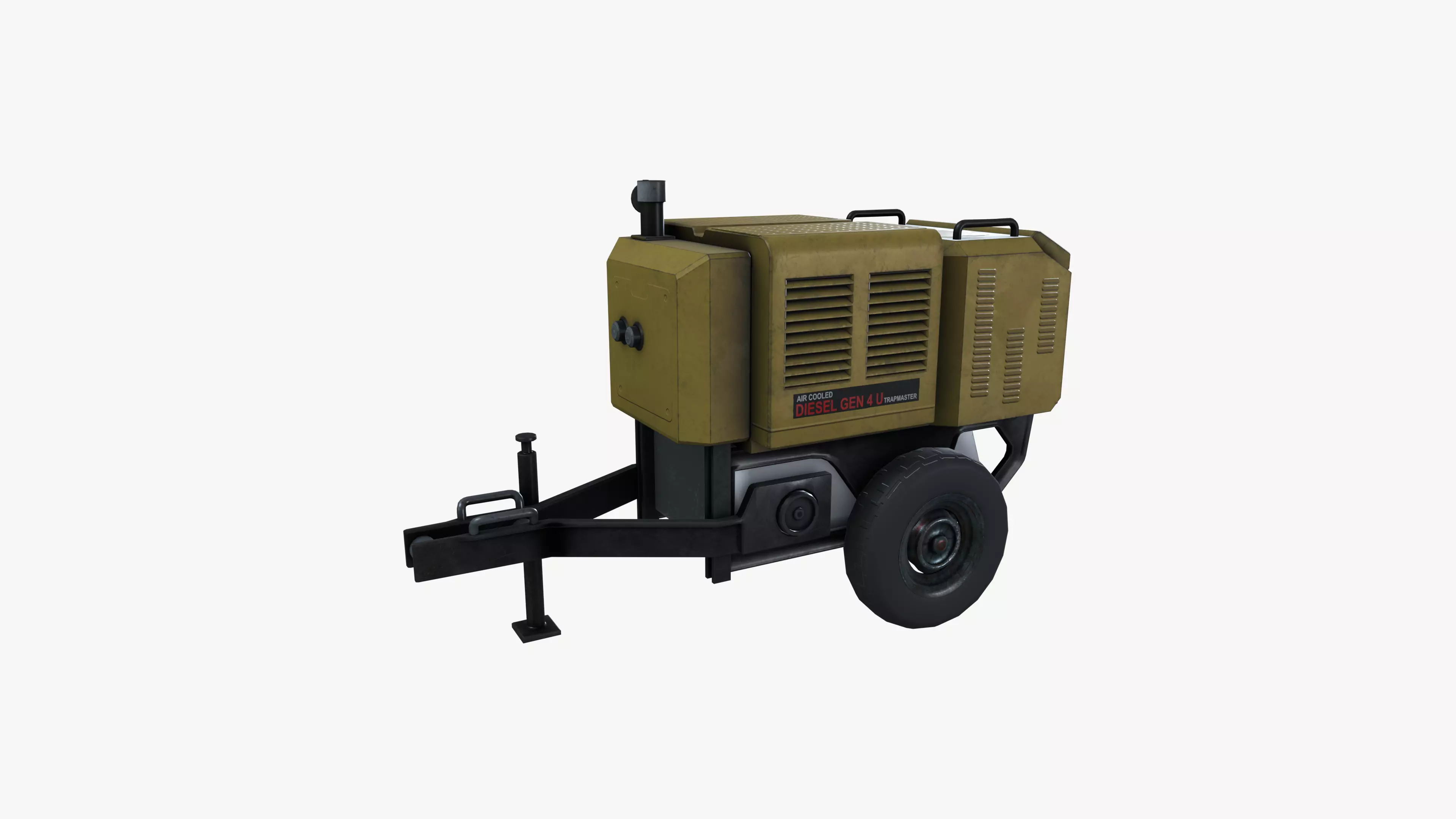 Portable Power Generator 3D model