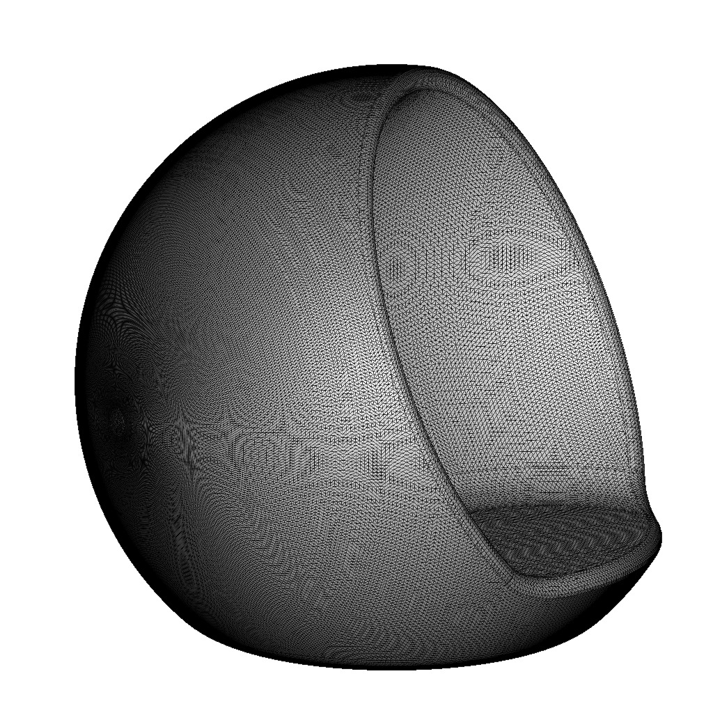 Premium Indoor Lounger 3D print model_5