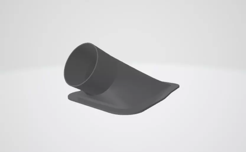 Two and a half Inch Naca Duct Intake 3D print model_0