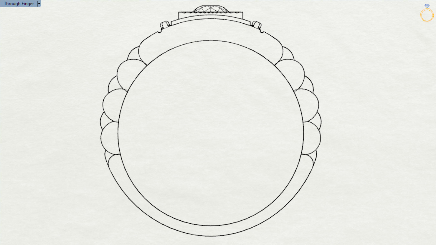 Luxury man Rolex design diamond ring model ror0025 3D print model_23