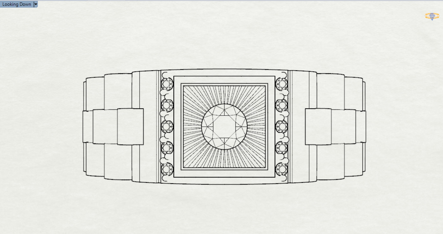 Luxury man Rolex design diamond ring model ror0025 3D print model_22