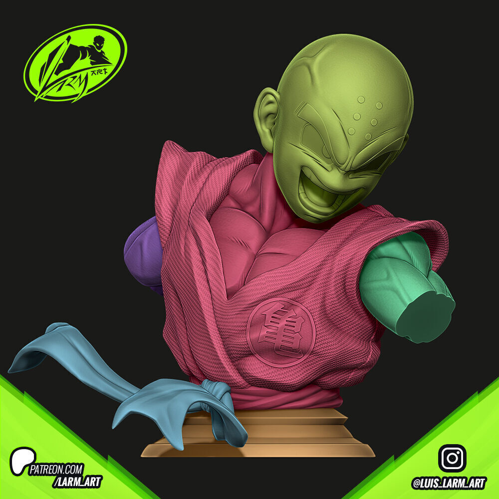 Krilin Dragon Ball Z 3D print model_2