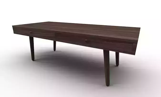 Low Table with Storage Drawers