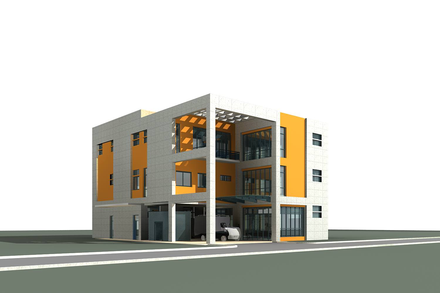 Hospital Building collection 27  3D model_19