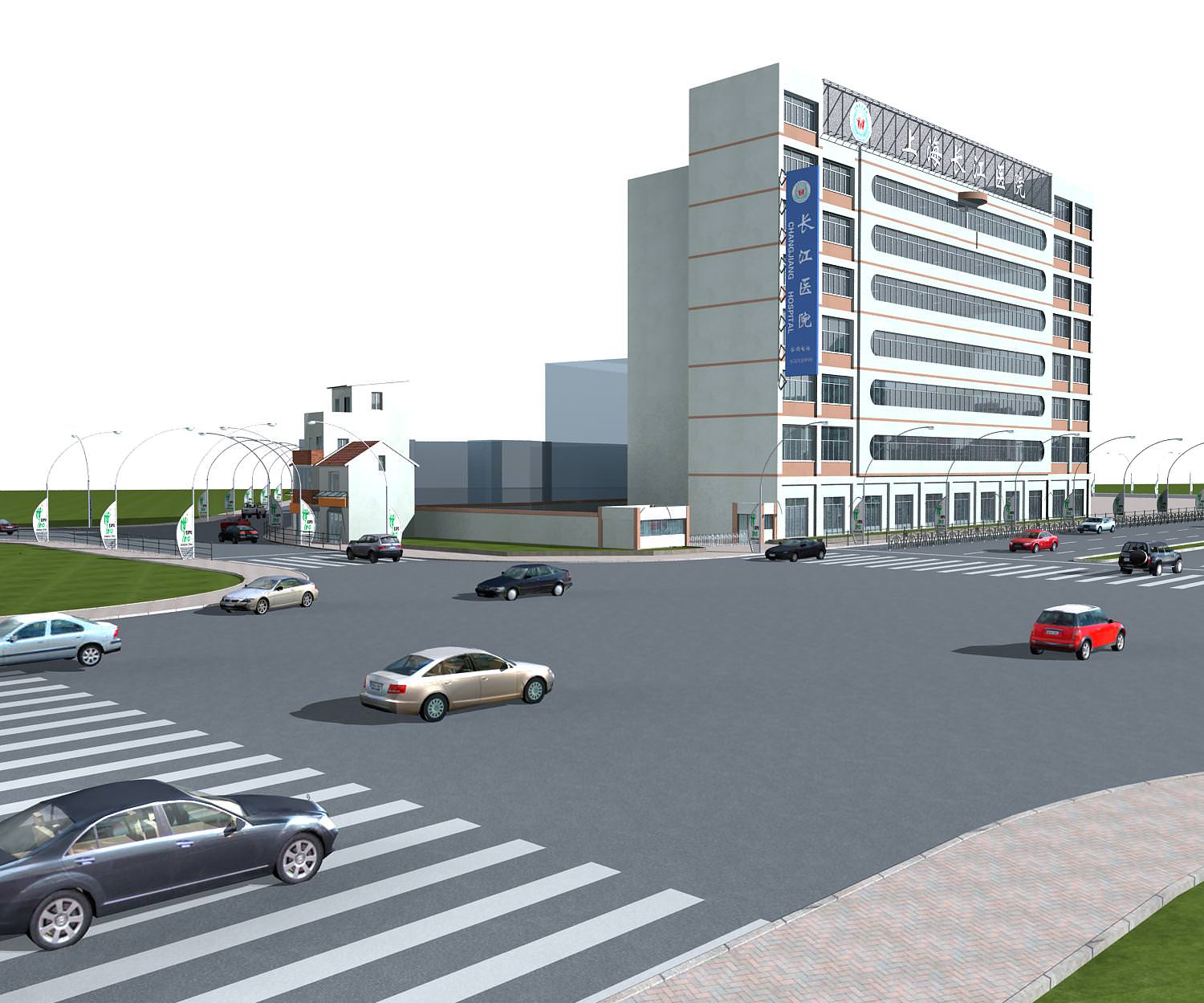 Hospital Building collection 27  3D model_25