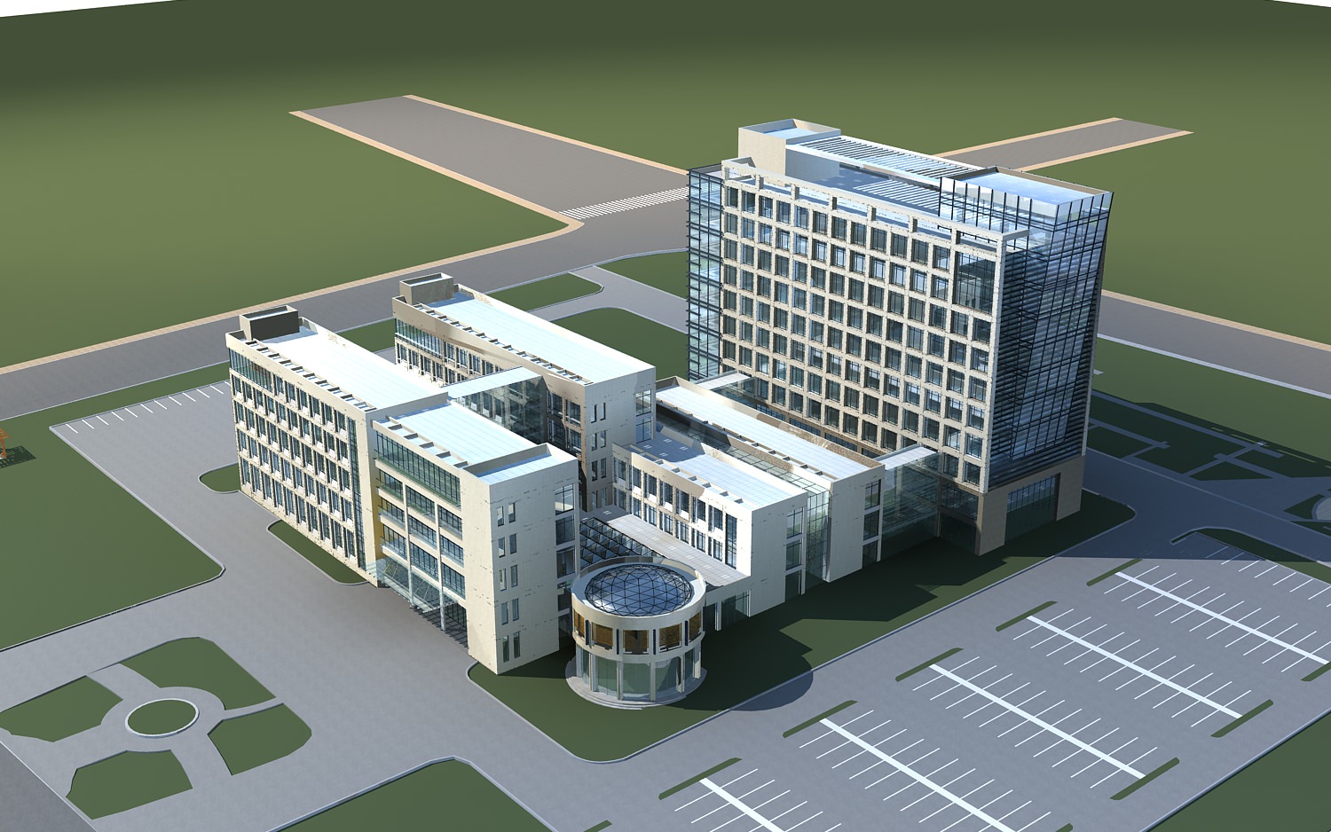 Hospital Building collection 27  3D model_9