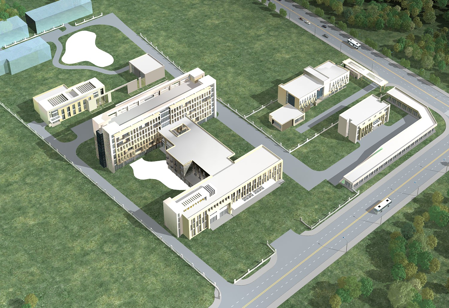 Hospital Building collection 27  3D model_2