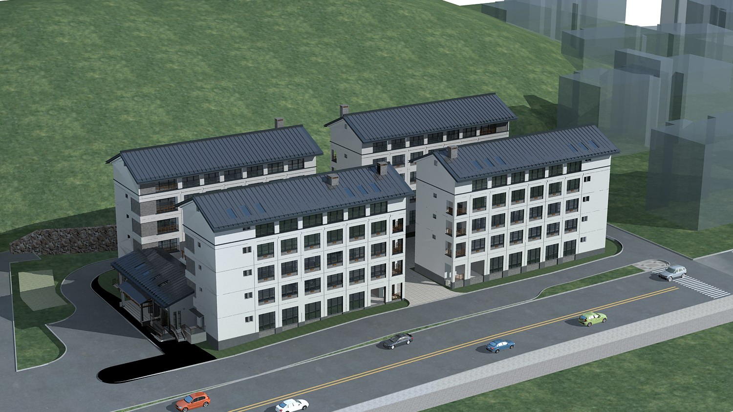 Hospital Building collection 27  3D model_3