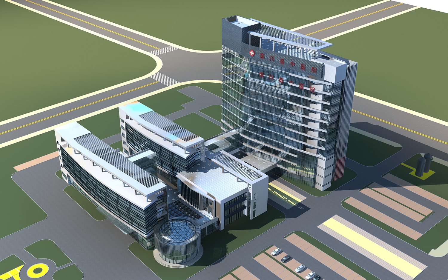 Hospital Building collection 27  3D model_10