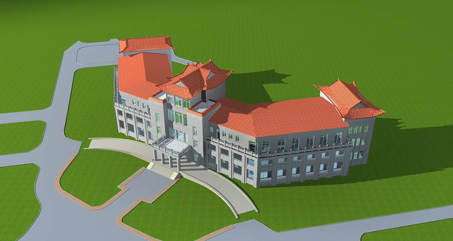 Hospital Building collection 27  3D model_16