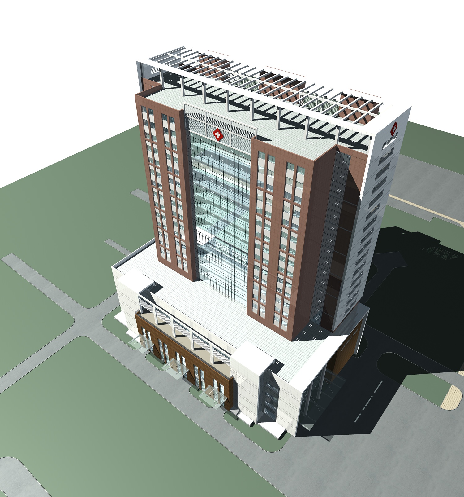 Hospital Building collection 27  3D model_15