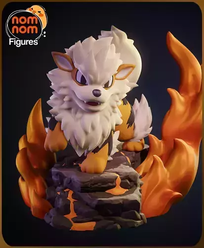 Chibi Arcanine - Pokemon