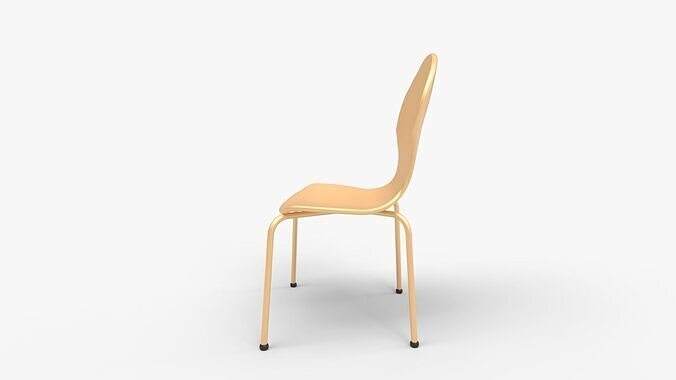 Scoop Play Chair Horseradish WE Kids 3D model 6