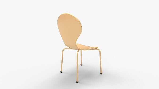 Scoop Play Chair Horseradish WE Kids 3D model 3