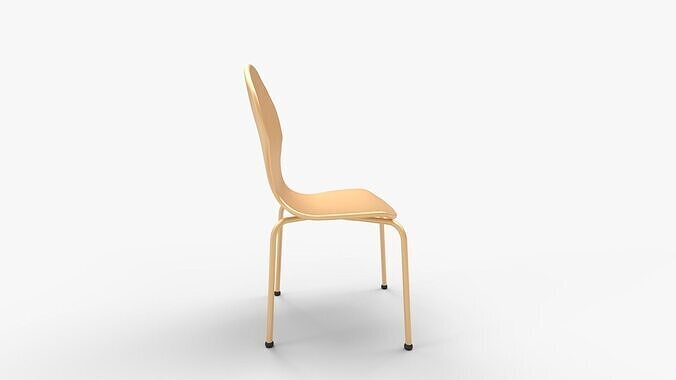 Scoop Play Chair Horseradish WE Kids 3D model 2