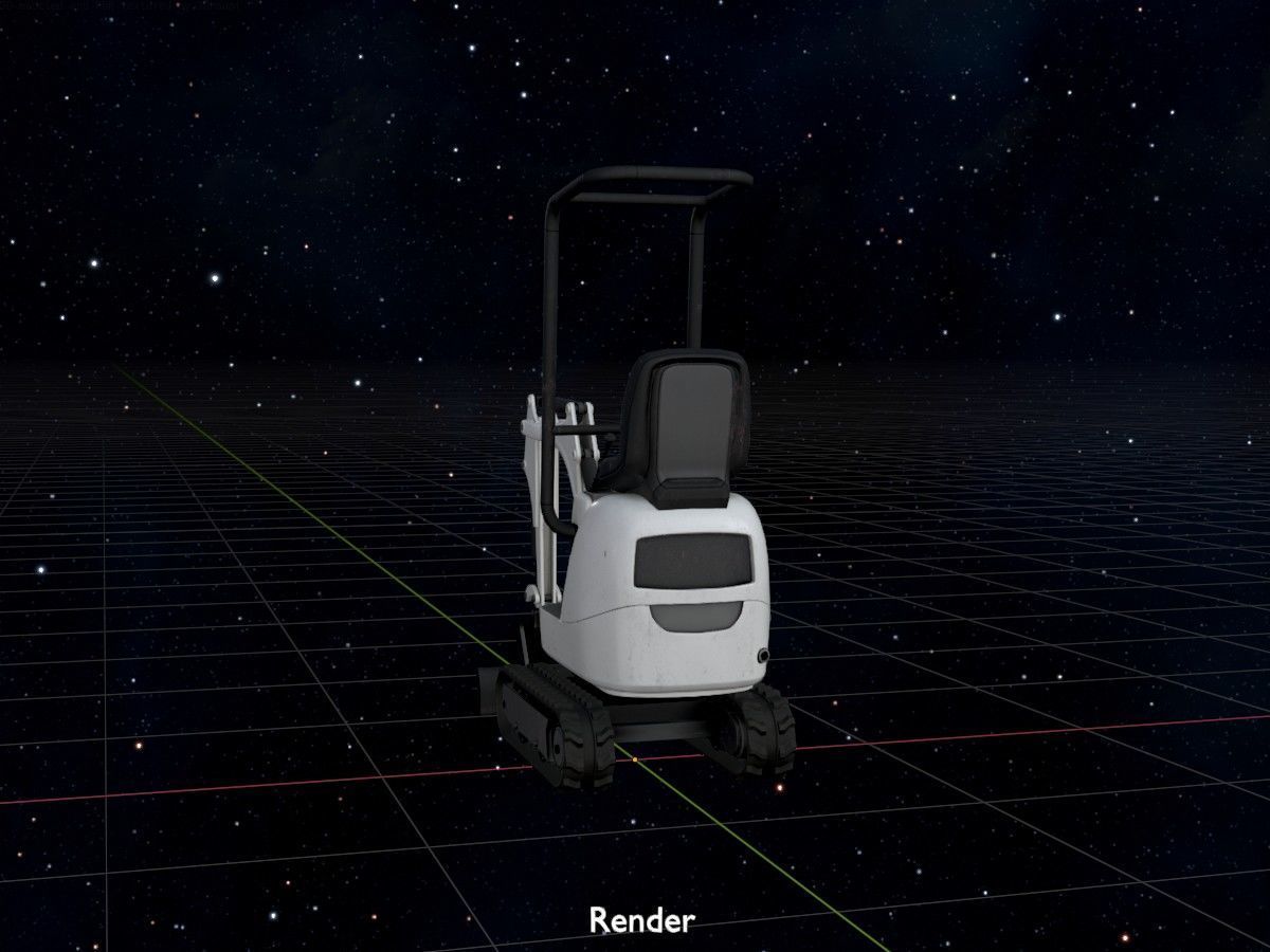 Mini Digger All Versions 3D Model Collection_101