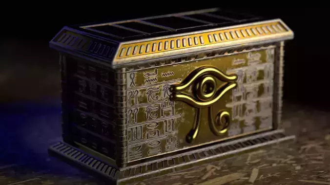 3D STL Model  Yu-Gi-Oh Inspired Card Storage Urn Box