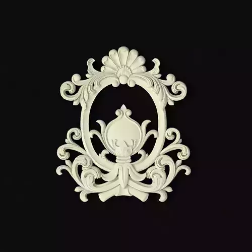 Central decor ornament for furniture