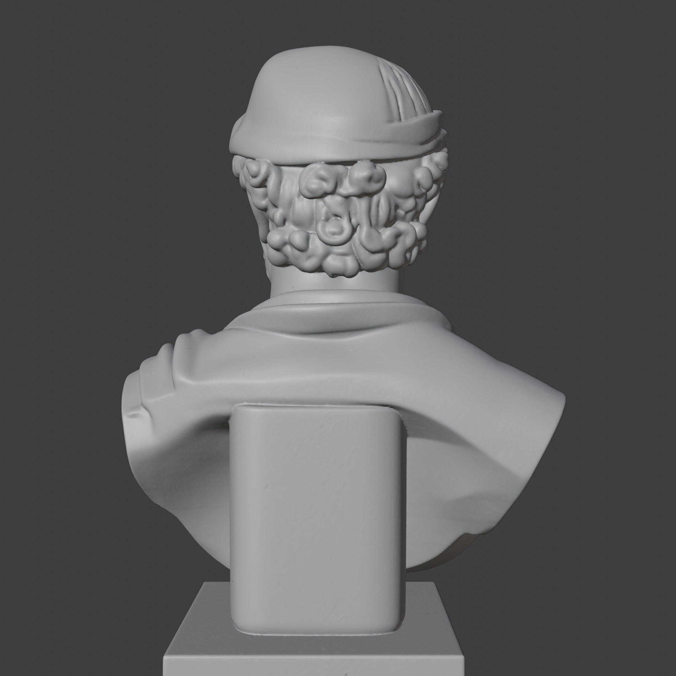Adonis Bust 3D STL Printable - 3D Model STL 3D print model_6