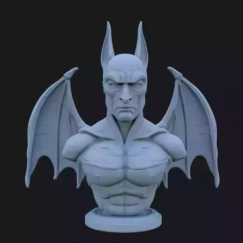 Batman Bust 3D STL Printable - 3D Model STL